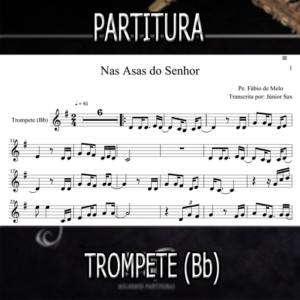 Partitura Nas Asas do Senhor (Pe Fábio de Melo) Trompete