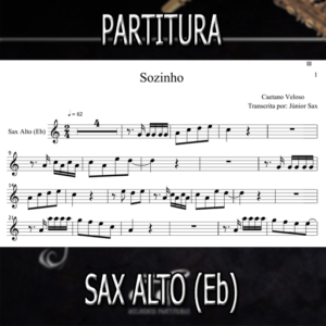 Sozinho (Caetano Veloso) – Sax Alto (Eb)