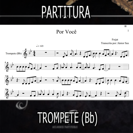 Partitura Por Você (Frejat) Trompete