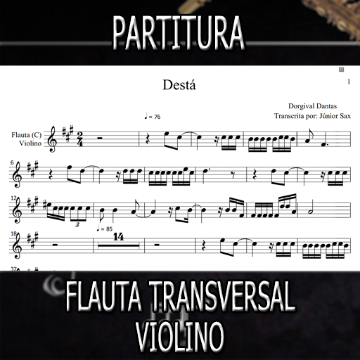 Partitura Destá (Dorgival Dantas) Flauta-Violino