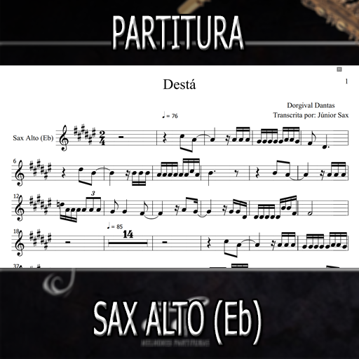 Partitura Destá (Dorgival Dantas) Sax Alto