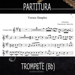 Versos Simples (Chimarruts) – Trompete (Bb)