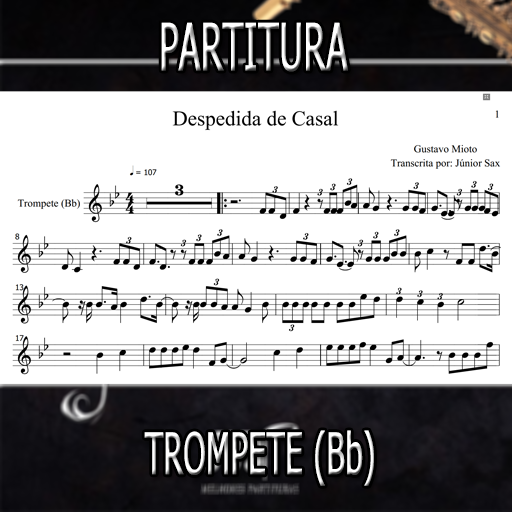 Partitura Despedida de Casal (Gustavo Mioto) Trompete