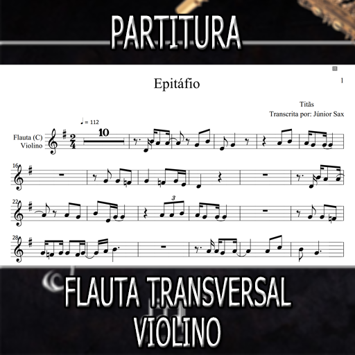 Partitura Epitáfio (Titãs) Flauta-Violino