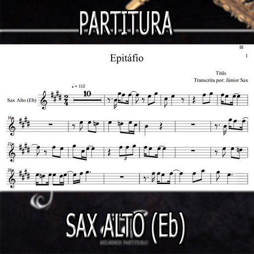 Partitura Epitáfio (Titãs) Sax Alto