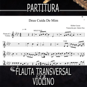 Deus Cuida de Mim (Kleber Lucas) – Flauta-Violino (C)