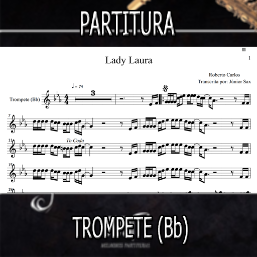 Partitura Lady Laura (Roberto Carlos) Trompete