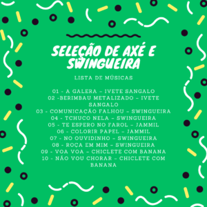 Seleção de Axé e Swingueira – Sax Tenor-Soprano-Clarinete (Bb)