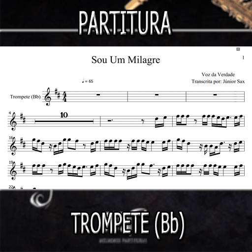 Partitura Sou Um Milagre (Voz da Verdade) Trompete