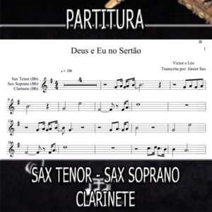 Deus e Eu no Sertão (Victor e Léo) – Sax Tenor-Soprano-Clarinete (Bb)