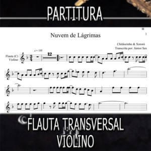 Nuvem de Lágrimas (Chitãozinho e Xororó) – Flauta-Violino (C)