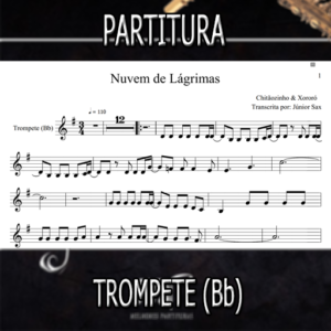 Nuvem de Lágrimas (Chitãozinho e Xororó) – Trompete (Bb)