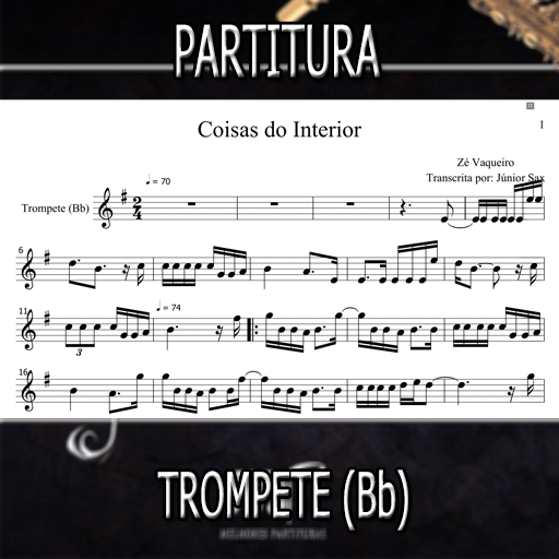 Partitura Coisas do Interior (Zé Vaqueiro) Trompete