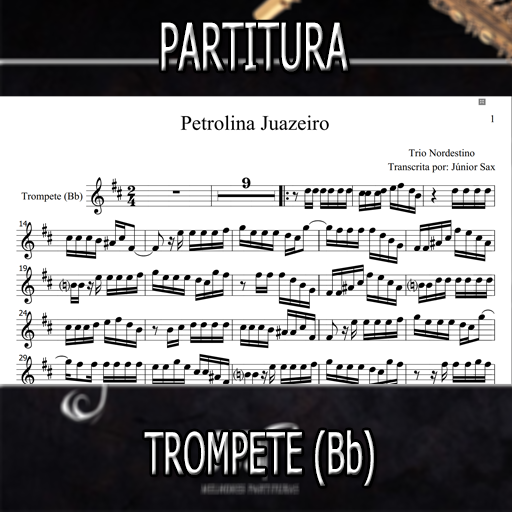 Partitura Petrolina Juazeiro (Trio Nordestino) Trompete