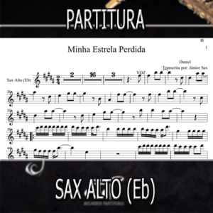 Minha Estrela Perdida (Daniel) – Sax Alto (Eb)