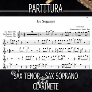 Eu Seguirei (Frei Gilson) – Sax Tenor-Soprano-Clarinete (Bb)