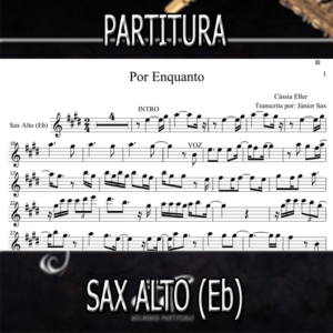 Por Enquanto (Cássia Eller) – Sax Alto (Eb)
