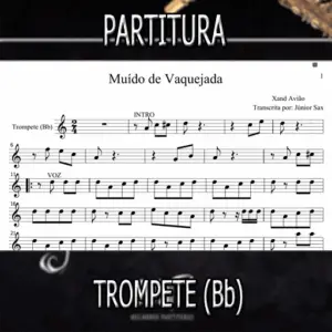 Partitura Muído de Vaquejada (Xand Avião) Trompete