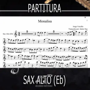 Monalisa (Jorge Vercillo) – Sax Alto (Eb)