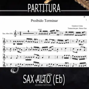 Proibido Terminar (Gusttavo Lima) – Sax Alto (Eb)