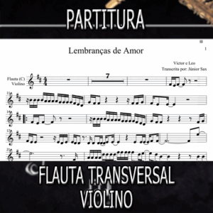 Lembranças de Amor (Victor e Leo) – Flauta-Violino (C)