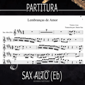 Lembranças de Amor (Victor e Leo) – Sax Alto (Eb)