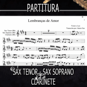 Lembranças de Amor (Victor e Leo) – Sax Tenor-Soprano-Clarinete (Bb)
