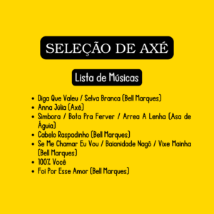 Seleção de Axé 2026 – Sax Tenor-Soprano-Clarinete (Bb)