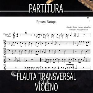 Pouca Roupa (Gabriel Diniz Luiza e Maurilio) – Flauta-Violino (C)