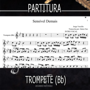 Sensível Demais (Jorge Vercillo) – Trompete (Bb)