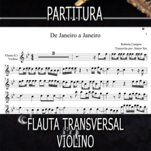 De Janeiro a Janeiro (Roberta Campos) – Flauta-Violino (C)