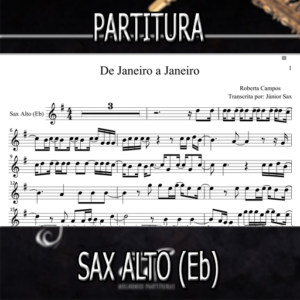 De Janeiro a Janeiro (Roberto Campos) – Sax Alto (Eb)