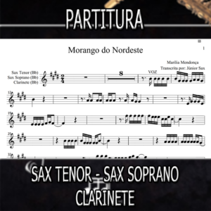 Morango do Nordeste (Marília Mendonça) – Sax Tenor-Soprano-Clarinete (Bb)