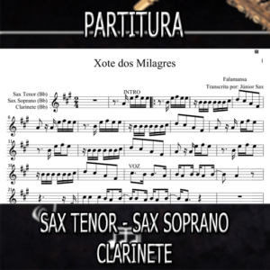 Xote dos Milagres (Falamansa) – Sax Tenor-Soprano-Clarinete (Bb)